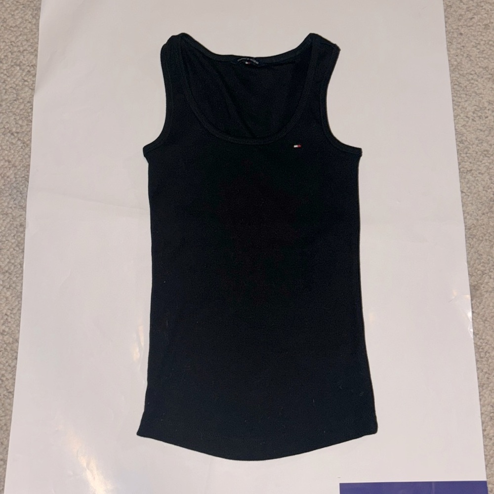 black tommy hilfiger tank top